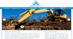Desktop Screenshot of alkeninsaat.com